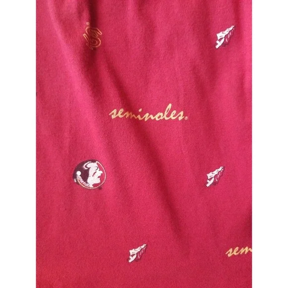 es COLLEGE CLASSICS SUNDRESS STRAPLESS FS Seminole Red White Strips Size XL - Picture 11 of 12